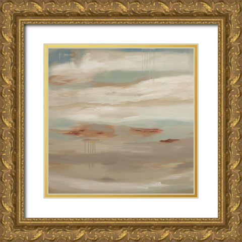 Intentions Gold Ornate Wood Framed Art Print with Double Matting by Hinz