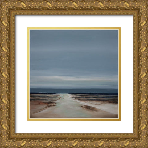 New Perspectives II Gold Ornate Wood Framed Art Print with Double Matting by Hinz