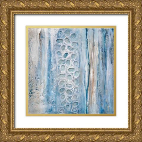 Texturescape II Gold Ornate Wood Framed Art Print with Double Matting by Hinz