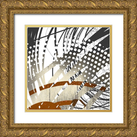 Cord Copper Loop II Gold Ornate Wood Framed Art Print with Double Matting by Johnson