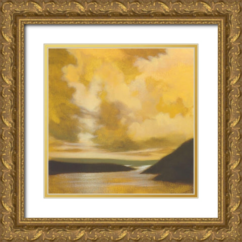 Dusk I  Gold Ornate Wood Framed Art Print with Double Matting by Larson