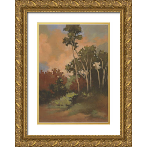 Stillness II Gold Ornate Wood Framed Art Print with Double Matting by Larson