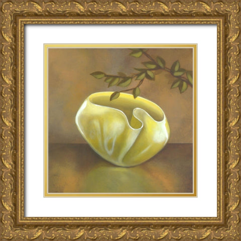Crystal Mate II Gold Ornate Wood Framed Art Print with Double Matting by Davis
