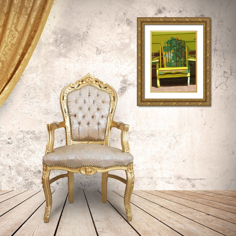 Key West Idirondack II Gold Ornate Wood Framed Art Print with Double Matting by Mack