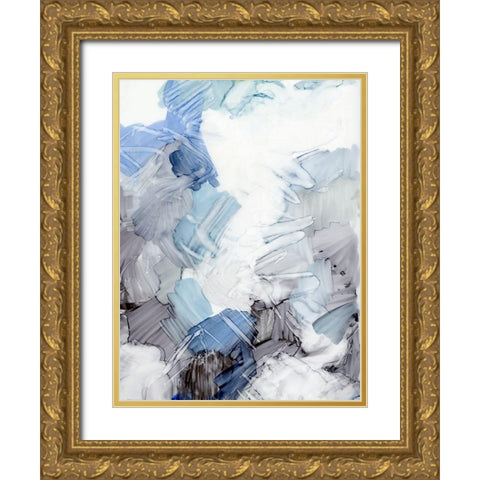 Freeze Frame II Gold Ornate Wood Framed Art Print with Double Matting by King