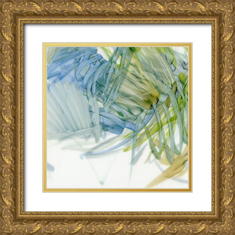Palm Gesture II Gold Ornate Wood Framed Art Print with Double Matting by King