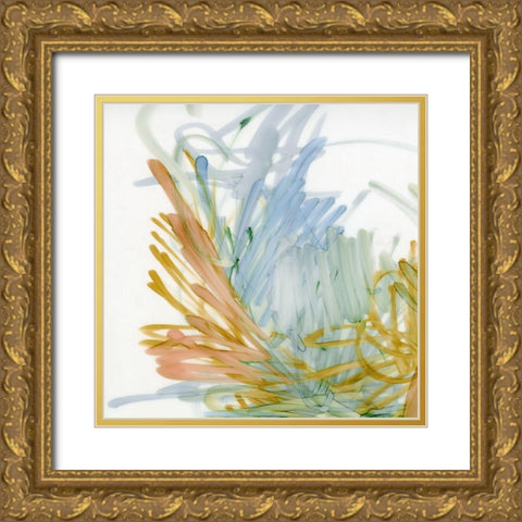Palm Gesture III Gold Ornate Wood Framed Art Print with Double Matting by King