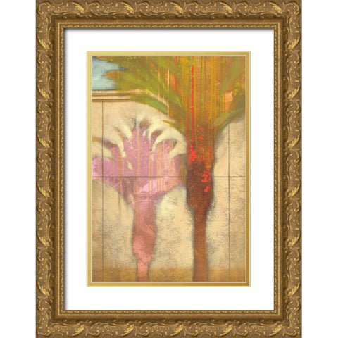 Tropical Express I Gold Ornate Wood Framed Art Print with Double Matting by Scott