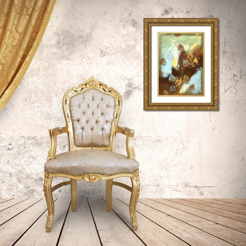 Good Fortune II Gold Ornate Wood Framed Art Print with Double Matting by Scott