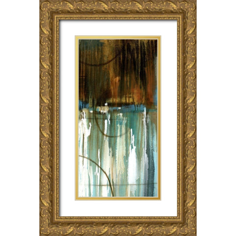 Lake Reflection II Gold Ornate Wood Framed Art Print with Double Matting by Scott
