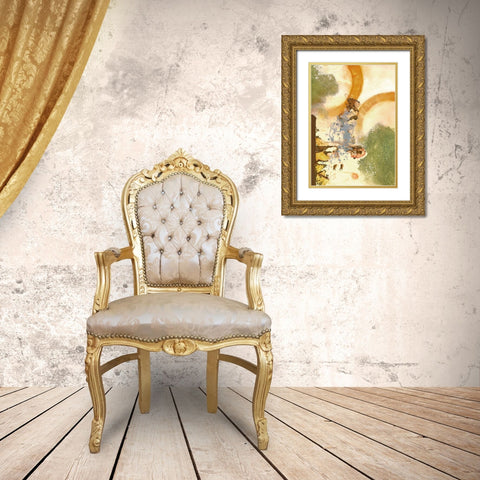 Ringmaster II Gold Ornate Wood Framed Art Print with Double Matting by Scott