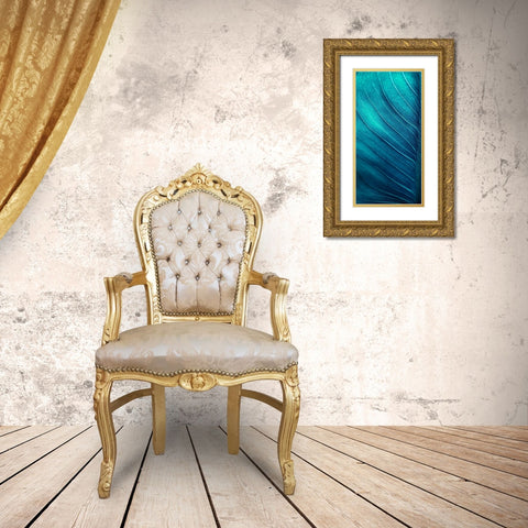 Green Tropics Gold Ornate Wood Framed Art Print with Double Matting by Phillip, Jamie