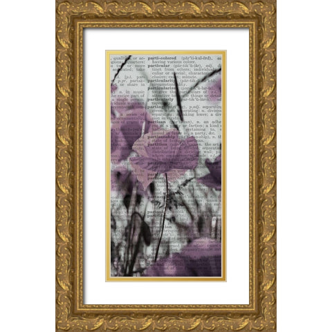 Floral Trend 2 Gold Ornate Wood Framed Art Print with Double Matting by Phillip, Jamie