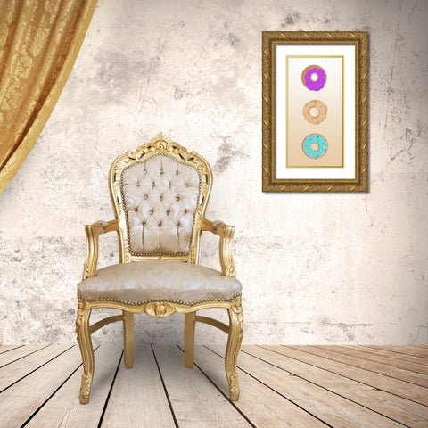 Pick Three Gold Ornate Wood Framed Art Print with Double Matting by Phillip, Jamie