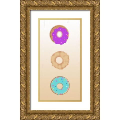 Pick Three Gold Ornate Wood Framed Art Print with Double Matting by Phillip, Jamie