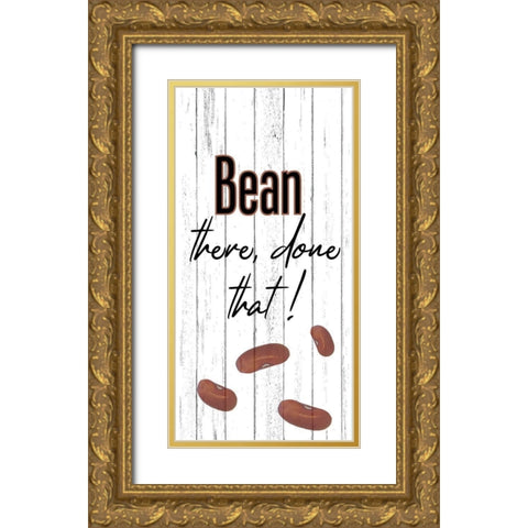 Kitchen Pun 3 Gold Ornate Wood Framed Art Print with Double Matting by Phillip, Jamie