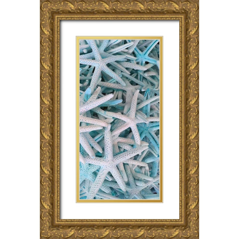 Beach Star  Gold Ornate Wood Framed Art Print with Double Matting by Phillip, Jamie