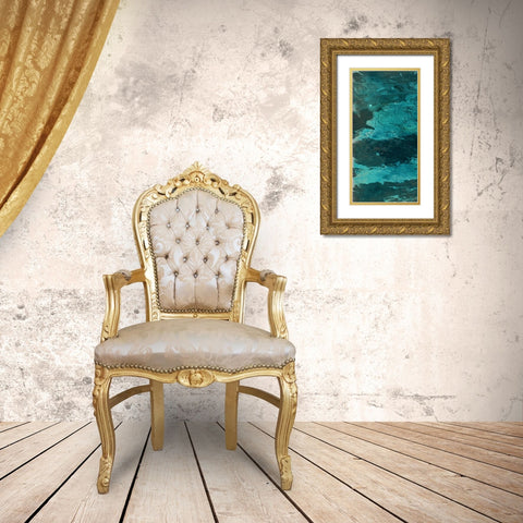 Goshem Abstract Gold Ornate Wood Framed Art Print with Double Matting by Phillip, Jamie