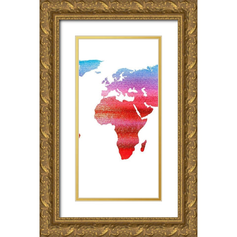 Travel 2 Gold Ornate Wood Framed Art Print with Double Matting by Phillip, Jamie