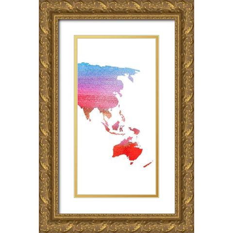 Travel 3 Gold Ornate Wood Framed Art Print with Double Matting by Phillip, Jamie