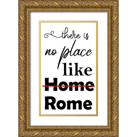 Rome Gold Ornate Wood Framed Art Print with Double Matting by Phillip, Jamie