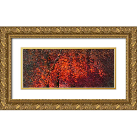 Mystical Tree Gold Ornate Wood Framed Art Print with Double Matting by Phillip, Jamie