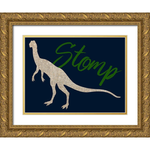 Stomp Gold Ornate Wood Framed Art Print with Double Matting by Phillip, Jamie