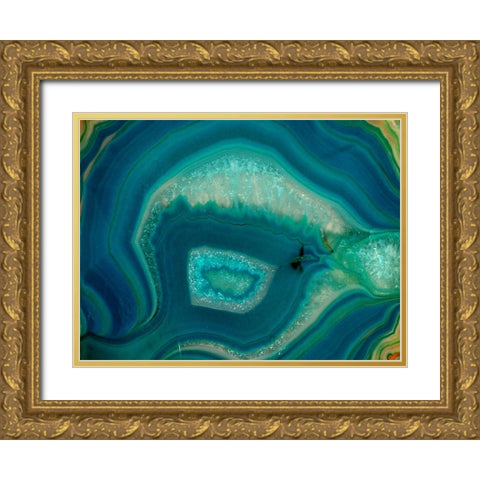 Mystical Rings Gold Ornate Wood Framed Art Print with Double Matting by Phillip, Jamie