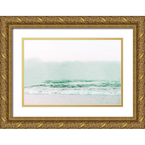 Ocean Thoughts Gold Ornate Wood Framed Art Print with Double Matting by Phillip, Jamie