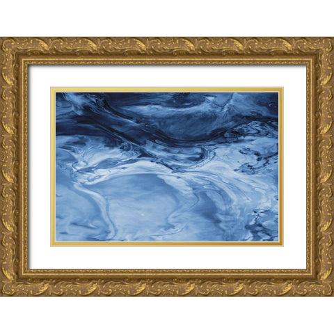 Loop In Time Gold Ornate Wood Framed Art Print with Double Matting by Phillip, Jamie