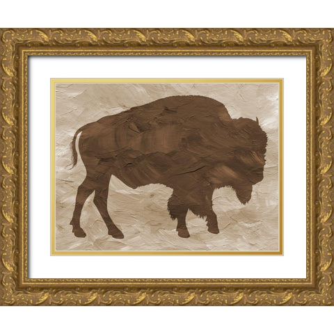 Wild Africa Gold Ornate Wood Framed Art Print with Double Matting by Phillip, Jamie