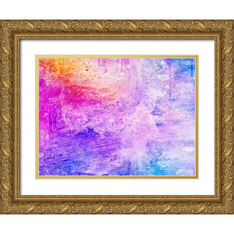 Plinko Pink 2 Gold Ornate Wood Framed Art Print with Double Matting by Phillip, Jamie