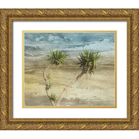 TrOPICAL Side Gold Ornate Wood Framed Art Print with Double Matting by Phillip, Jamie