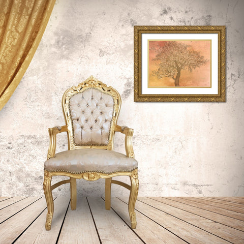 Seasons Gold Ornate Wood Framed Art Print with Double Matting by Phillip, Jamie