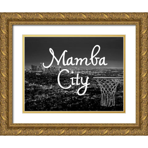 Mamba City Gold Ornate Wood Framed Art Print with Double Matting by Phillip, Jamie