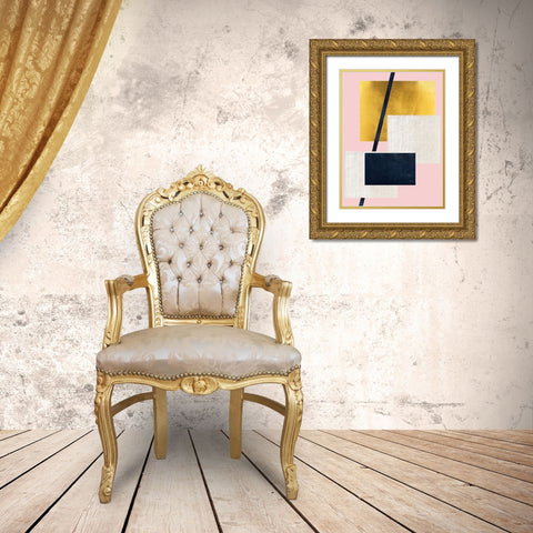 Prince and Palace 2 Gold Ornate Wood Framed Art Print with Double Matting by Phillip, Jamie