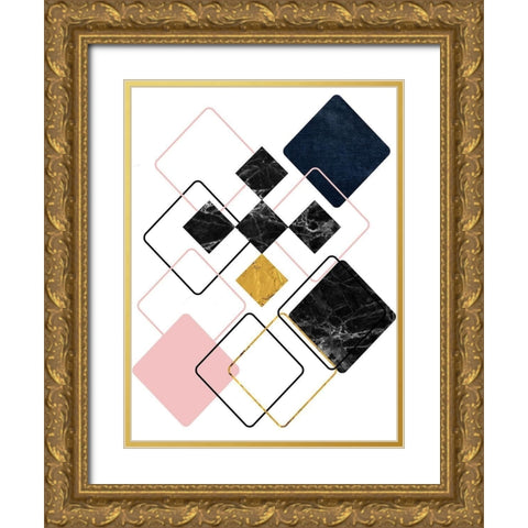 New Dimension 3 Gold Ornate Wood Framed Art Print with Double Matting by Phillip, Jamie