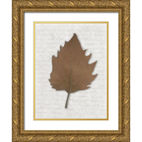 Leafted up Gold Ornate Wood Framed Art Print with Double Matting by Phillip, Jamie