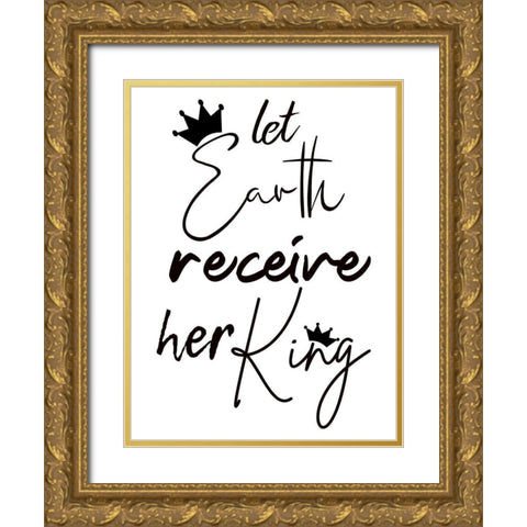 King Gold Ornate Wood Framed Art Print with Double Matting by Phillip, Jamie