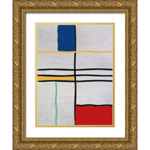 Subject Of The Matter 1 Gold Ornate Wood Framed Art Print with Double Matting by Phillip, Jamie
