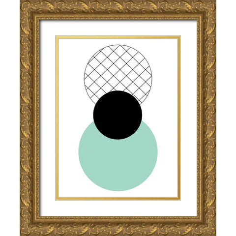 Spindle Gold Ornate Wood Framed Art Print with Double Matting by Phillip, Jamie
