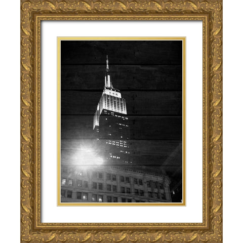 Good Night  New York 2 Gold Ornate Wood Framed Art Print with Double Matting by Phillip, Jamie