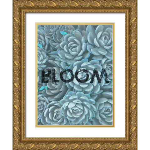 Bloom Gold Ornate Wood Framed Art Print with Double Matting by Phillip, Jamie