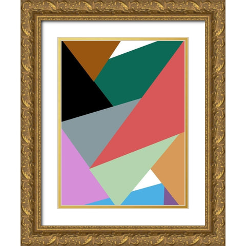 The Right Angle Gold Ornate Wood Framed Art Print with Double Matting by Phillip, Jamie