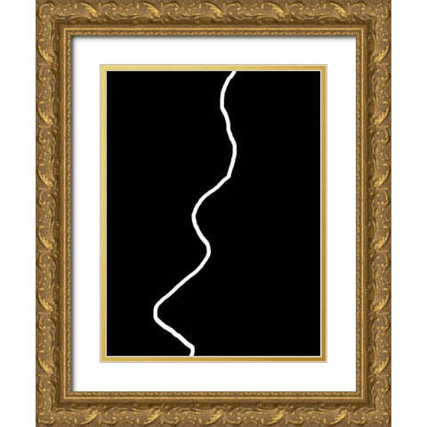 Poetry 2 Gold Ornate Wood Framed Art Print with Double Matting by Phillip, Jamie
