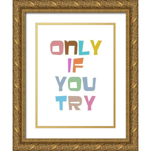 Try Gold Ornate Wood Framed Art Print with Double Matting by Phillip, Jamie