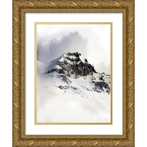 Mountain Range 2 Gold Ornate Wood Framed Art Print with Double Matting by Phillip, Jamie
