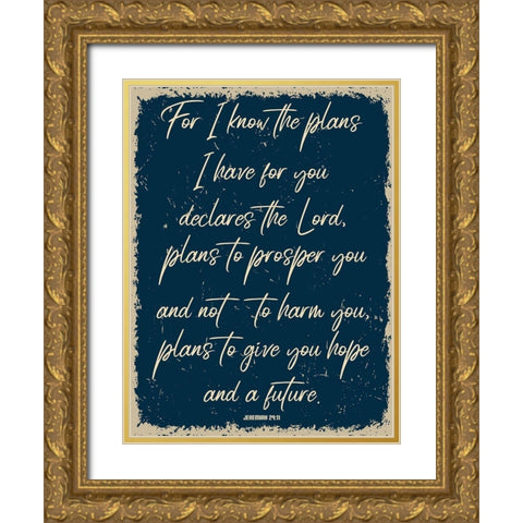 Jeremiah Gold Ornate Wood Framed Art Print with Double Matting by Phillip, Jamie