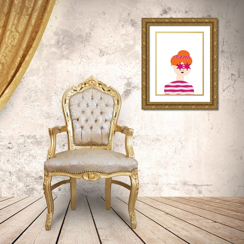 Pretty Woman 4 Gold Ornate Wood Framed Art Print with Double Matting by Phillip, Jamie