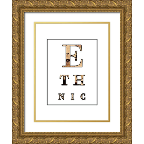 Ethnic Gold Ornate Wood Framed Art Print with Double Matting by Phillip, Jamie